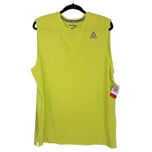 Reebok Men's Bright Lime Tank Top